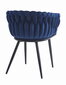 2-toolide komplekt Leobert Orion, must/sinine hind ja info | Söögitoolid, baaritoolid | kaup24.ee
