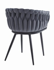 2-toolide komplekt Leobert Orion, must/sinine hind ja info | Söögitoolid, baaritoolid | kaup24.ee