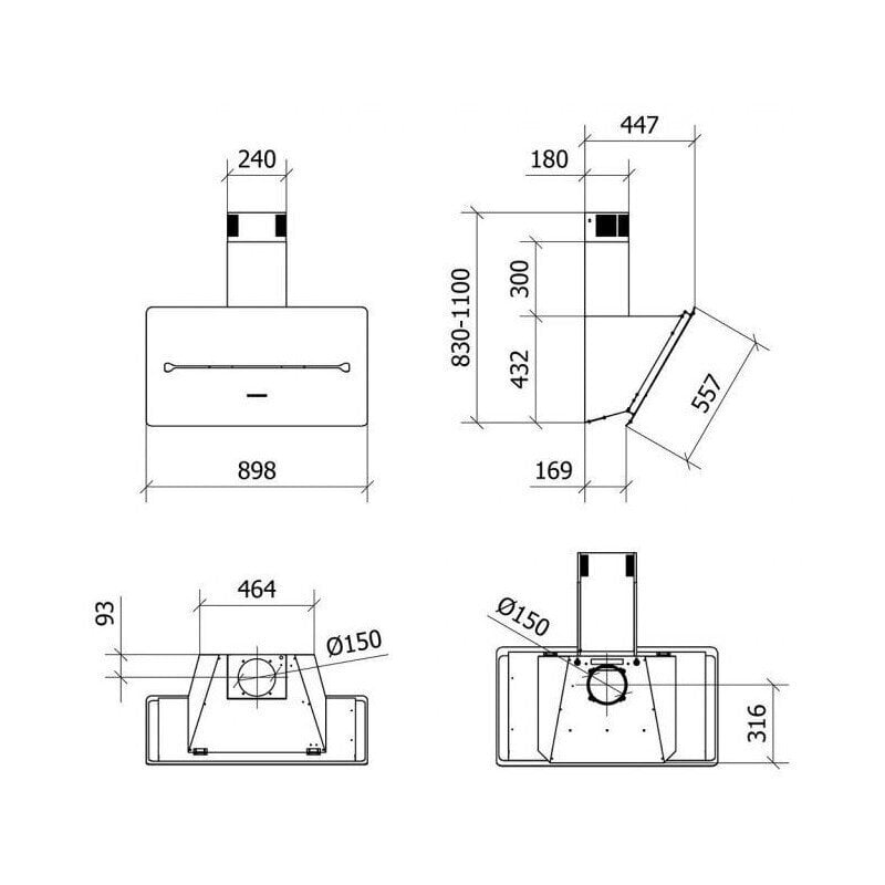 Baraldi One Wall hind ja info | Õhupuhastid | kaup24.ee