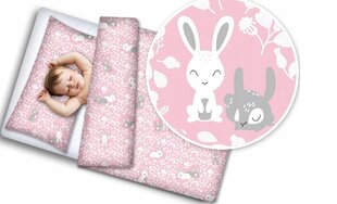 Babymam voodipesu komplekt, 90 x 120 cm, roosa hind ja info | Beebide ja laste voodipesu | kaup24.ee