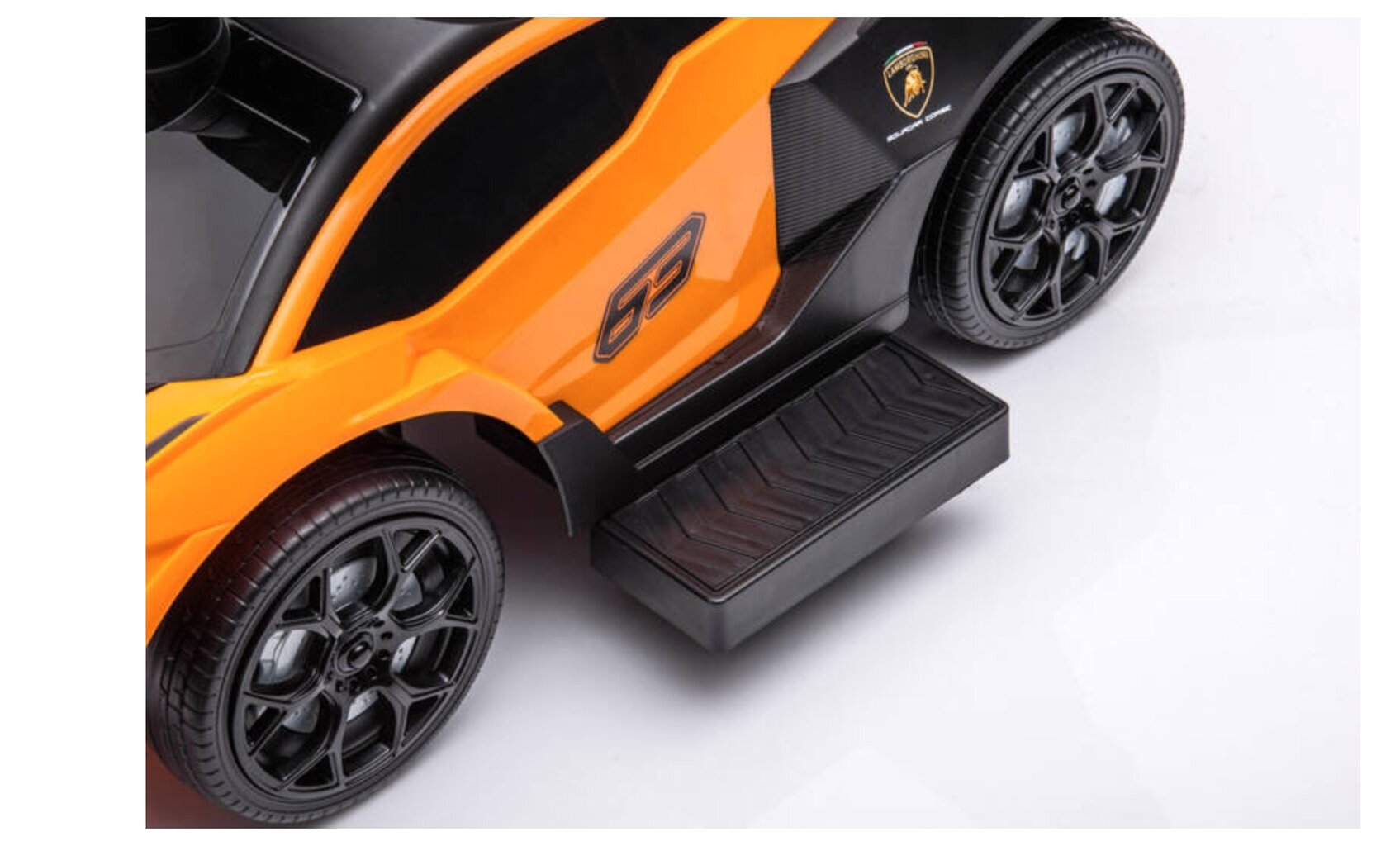 Lasteauto käepidemega Lamborghini, roheline цена и информация | Imikute mänguasjad | kaup24.ee