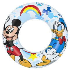 Bestway Mickey Mouse täispuhutav ujumisratas, 56 cm hind ja info | Mänguasjad (vesi, rand ja liiv) | kaup24.ee