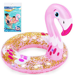 Täispuhutav ujumisrõngas, Bestway Flamingo, 61 cm цена и информация | Игрушки для песка, воды, пляжа | kaup24.ee