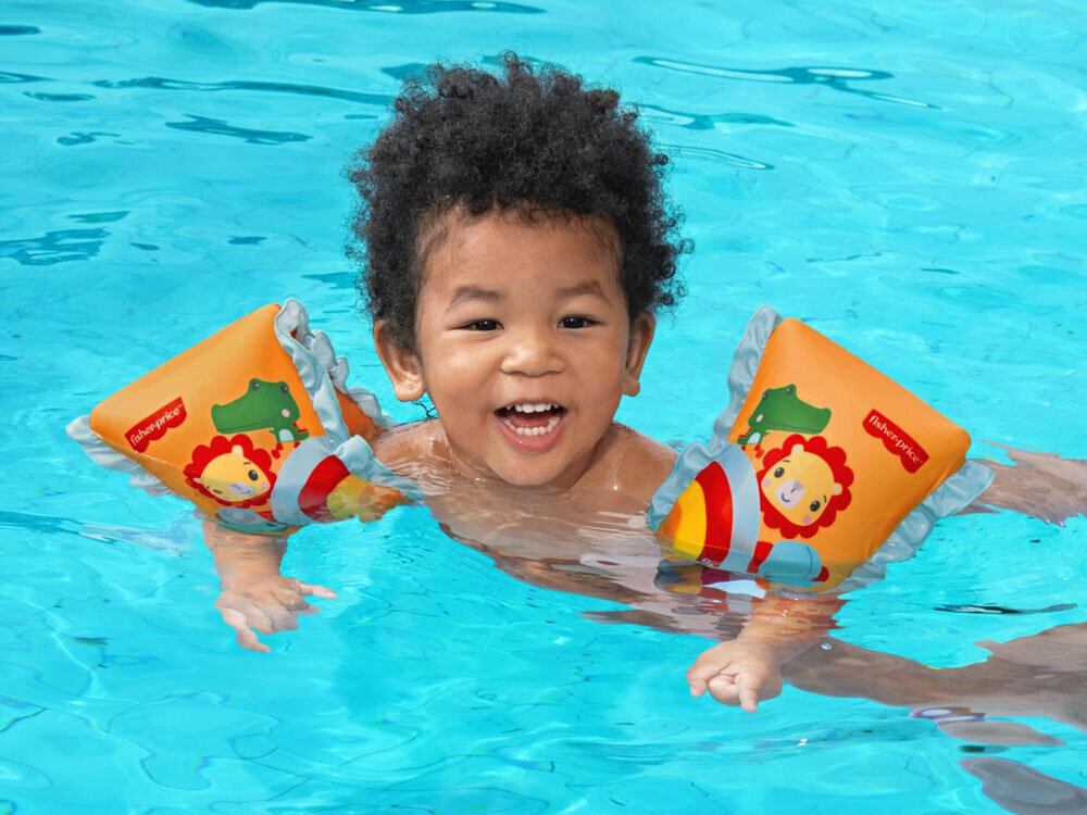 Täispuhutavad ujumisvarrukad lastele Bestway, S/M UVA50 цена и информация | Mänguasjad (vesi, rand ja liiv) | kaup24.ee
