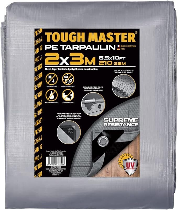 Välipresent, koormakate, present 2x3 m, TOUGH MASTER® hind ja info | Aiatööriistad | kaup24.ee