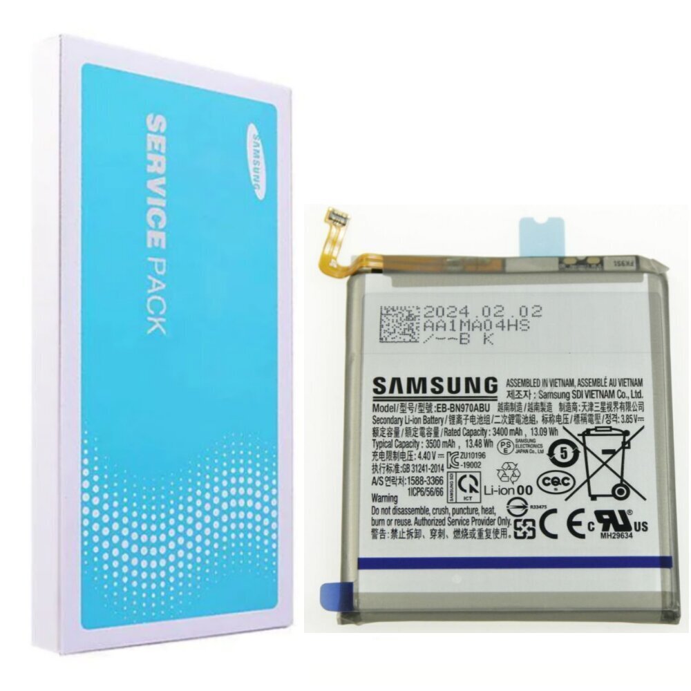 Samsung EB-BN970ABU Service Pack hind ja info | Mobiiltelefonide akud | kaup24.ee