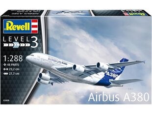 Revell - Airbus A380, 1/288, 03808 цена и информация | Конструкторы и кубики | kaup24.ee
