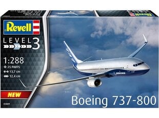 Revell - Boeing 737-800, 1/288, 03809 hind ja info | Klotsid ja konstruktorid | kaup24.ee