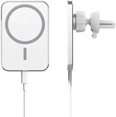 Automaatne traadita laadija MagSafe iPhone'i seadmetele Apple'ilt, valge hind ja info | Mobiiltelefonide hoidjad | kaup24.ee