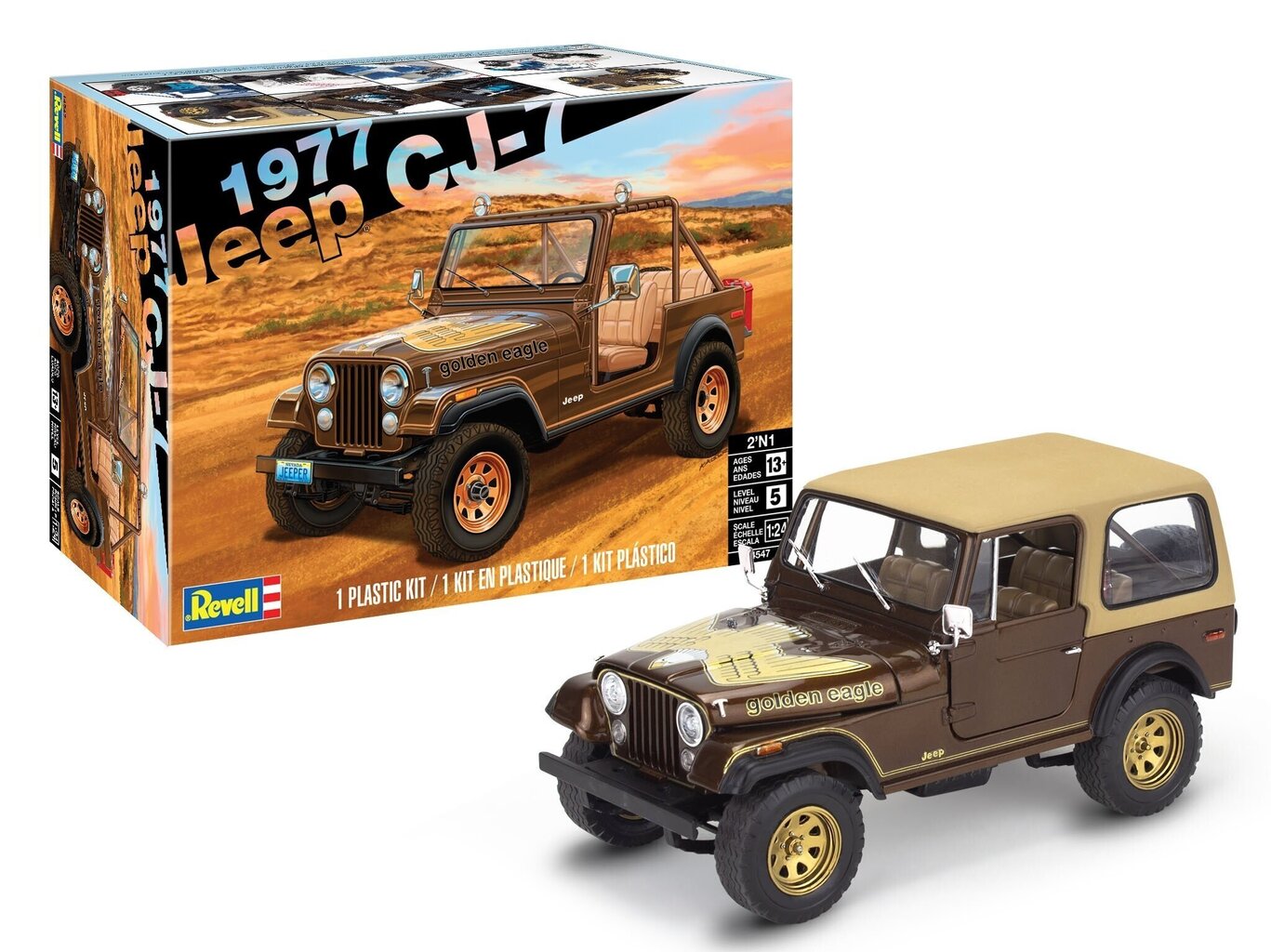 Revell - 1977 Jeep CJ-7, 1/24, 14547 hind ja info | Klotsid ja konstruktorid | kaup24.ee