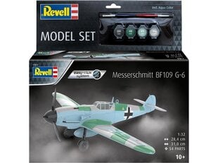 Revell - Messerschmitt Bf109G-6 easy-click-system mudeli komplekt, 1/32, 63653 цена и информация | Конструкторы и кубики | kaup24.ee