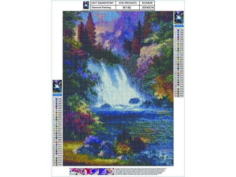 Teemantmosaiik juga 30x40cm цена и информация | Teemantmaalid, teemanttikandid | kaup24.ee