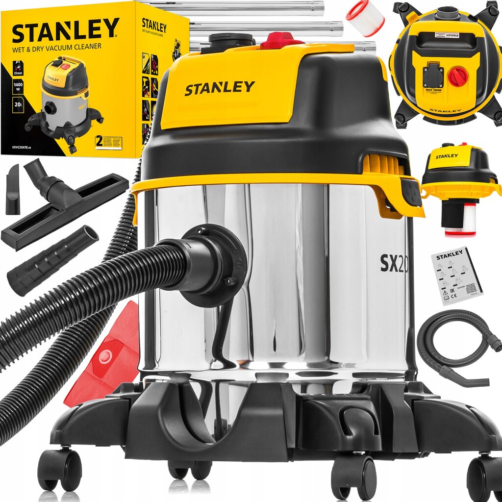 Tööstuslik tolmuimeja Stanley 3200W hind ja info | Tööstuslikud tolmuimejad | kaup24.ee