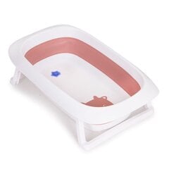 Складная детская ванночка Ecotoys, розовый/белый цена и информация | Maudynių prekės | kaup24.ee