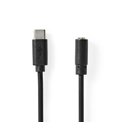 Audiokaabel USB-C - 3,5mm pesa, 1m, must, bulk цена и информация | Borofone 43757-uniw | kaup24.ee