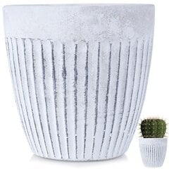Керамический вазон, белый, 11.5 см цена и информация | Вазоны | kaup24.ee