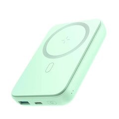Joyroom power bank 10000mAh 20W Power Delivery Quick Charge magnetyczna wireless Qi charger 15W for iPhone MagSafe compatible white (JR-W020 white) цена и информация | Зарядные устройства Power bank | kaup24.ee