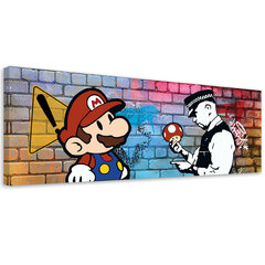 Seinapilt Banksy, Super Mario ja politseinik hind ja info | Seinapildid | kaup24.ee