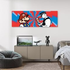 Seinapilt Banksy, Super Mario ja politseinik hind ja info | Seinapildid | kaup24.ee