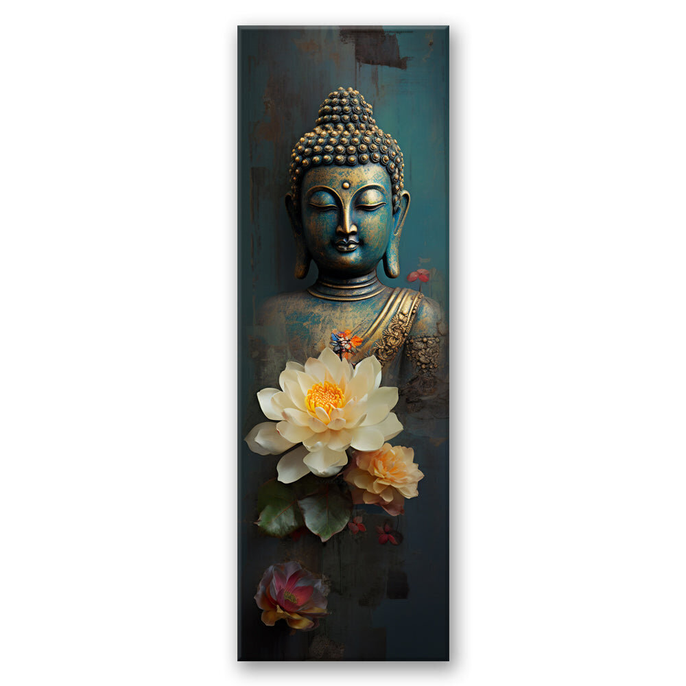 Seinapilt Buddha ja lilled hind ja info | Seinapildid | kaup24.ee