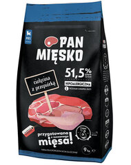 Pan Mięsko для собак крупных пород с телятиной и птицей, 20 кг цена и информация |  Сухой корм для собак | kaup24.ee
