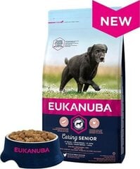 Eukanuba suurt tõugu seeniorkoertele kodulinnulihaga, 3 kg цена и информация | Сухой корм для собак | kaup24.ee