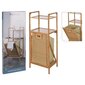 Riiul 2 riiuli/pesukorviga Bathroom Solutions, bambus, pruun hind ja info | Vannitoakapid | kaup24.ee