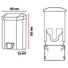 Seebidosaator, 430 ml hind ja info | Vannitoa sisustuselemendid ja aksessuaarid | kaup24.ee