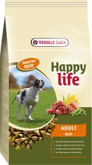Versele-Laga Happy Life для собак всех пород с говядиной, 15 кг цена и информация | Сухой корм для собак | kaup24.ee
