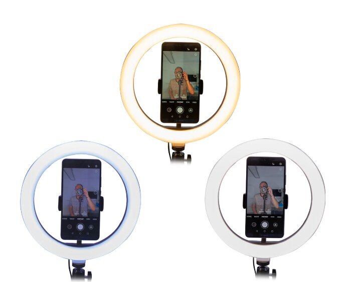 Statiiv LoomiPod XL LED lambiga nutitelefonidele must цена и информация | Selfie sticks | kaup24.ee