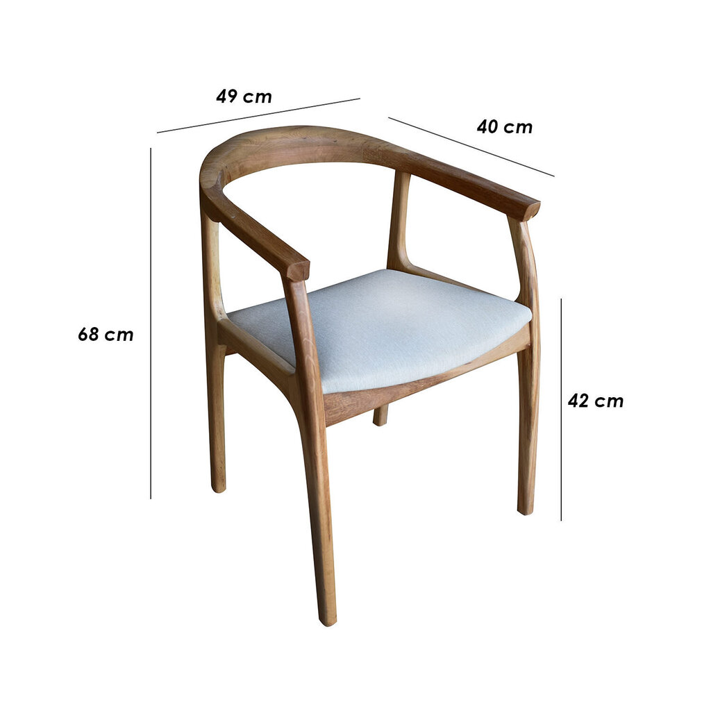 Tool Kalune Design Porto, pruun/valge hind ja info | Söögilaua toolid, köögitoolid | kaup24.ee