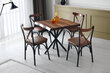 4-tooli komplekt Kalune Design Ekol - 1332, pruun/must hind ja info | Söögitoolid, baaritoolid | kaup24.ee