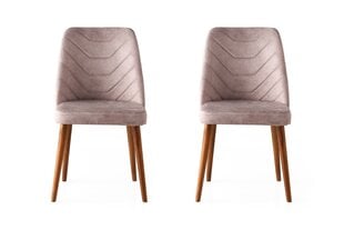 2-tooli komplekt Kalune Kalune Design Dallas 555, beež/pruun hind ja info | Kalune Design Köögimööbel | kaup24.ee
