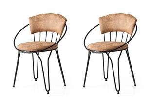 2-tooli komplekt Kalune Design Istanbul 268, beež/must hind ja info | Kalune Design Köögimööbel | kaup24.ee
