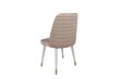 4-tooli komplekt Kalune Design Hugo-407, beež/valge цена и информация | Söögitoolid, baaritoolid | kaup24.ee