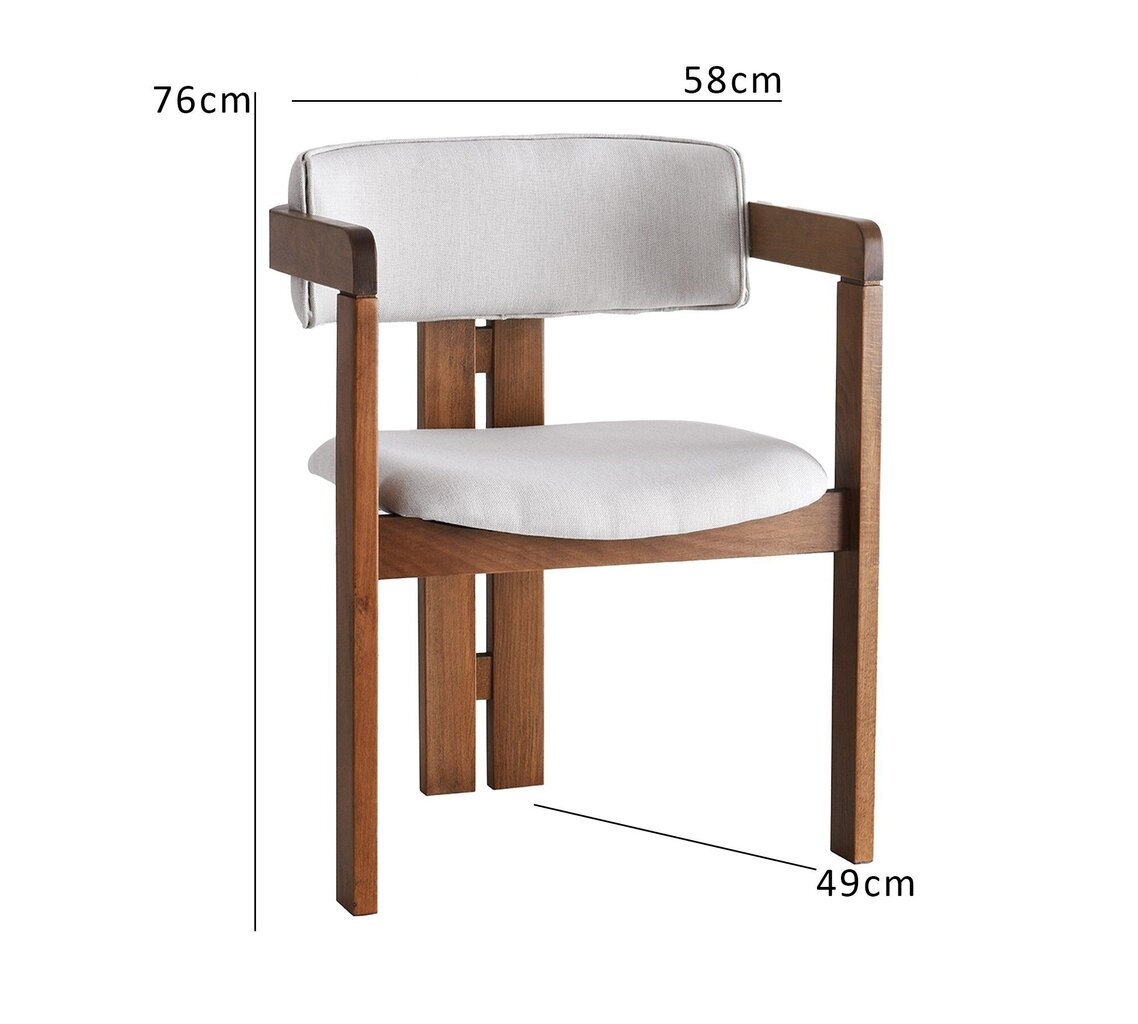Tool Kalune Design CO-011, beež/pruun цена и информация | Söögilaua toolid, köögitoolid | kaup24.ee