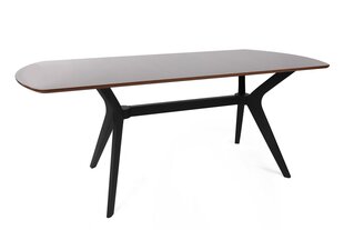 Laud Kalune Design Ares-1043, pruun/must цена и информация | Кухонные и обеденные столы | kaup24.ee