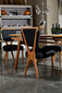 2-tooli komplekt Kalune Design Palace, hall/pruun цена и информация | Söögitoolid, baaritoolid | kaup24.ee