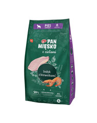 Pan Mięsko для собак крупных пород с индейкой, креветками и травами, 9 кг цена и информация | Сухой корм для собак | kaup24.ee
