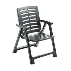 Складное кресло Rexi, черное цена и информация | Садовые стулья, кресла, пуфы | kaup24.ee