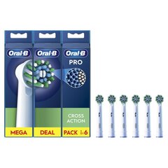 Oral-B EB50-6 Cross Action Pro цена и информация | Насадки для электрических зубных щеток | kaup24.ee