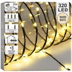 Елочные гирлянды 320LED, 24 м цена и информация | Гирлянды | kaup24.ee