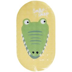 нескользящий коврик для ванной - крокодил, 69x39 цена и информация | Аксессуары для ванной комнаты | kaup24.ee