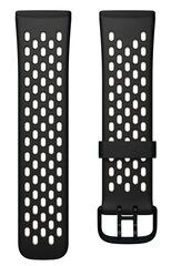 Fitbit Sport Band L Black/White цена и информация | Аксессуары для смарт-часов и браслетов | kaup24.ee