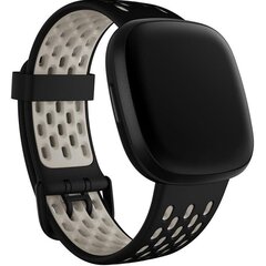 Fitbit Sport Band L Black/White цена и информация | Аксессуары для смарт-часов и браслетов | kaup24.ee