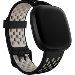 Fitbit Sport Band S Black/White hind ja info | Nutikellade ja nutivõrude tarvikud | kaup24.ee