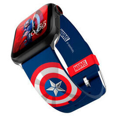 Marvel Captain America Watch Blue цена и информация | Аксессуары для смарт-часов и браслетов | kaup24.ee