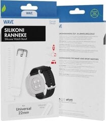 Wave Silicone 22mm цена и информация | Аксессуары для смарт-часов и браслетов | kaup24.ee