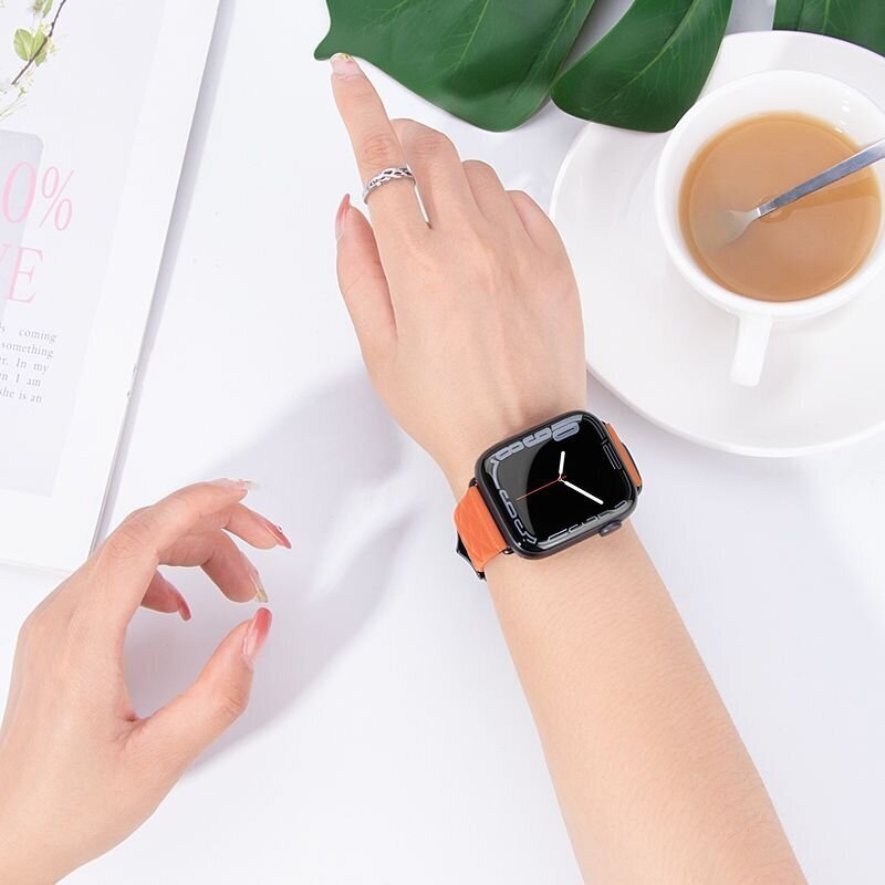 Hoco Apple Watch 38/40/41mm WA18 orange hind ja info | Nutikellade ja nutivõrude tarvikud | kaup24.ee