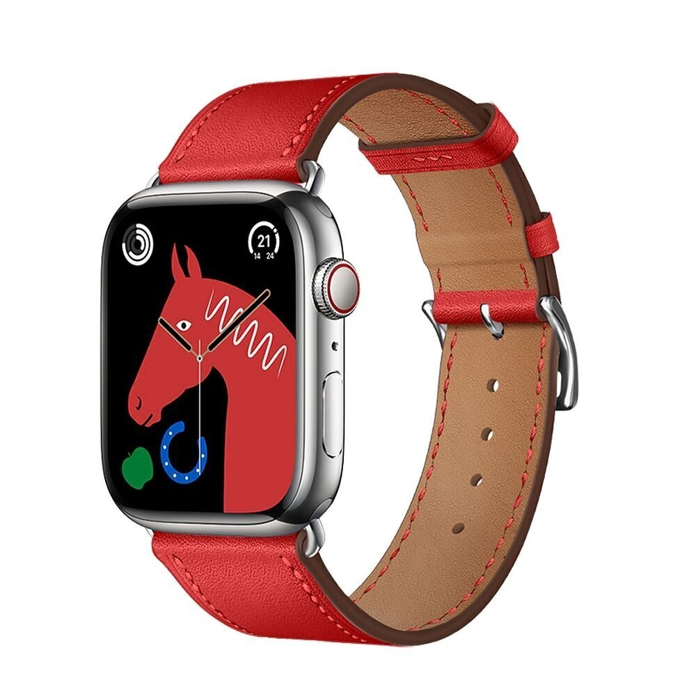 Hoco Apple Watch 38/40/41mm WA17 red цена и информация | Nutikellade ja nutivõrude tarvikud | kaup24.ee